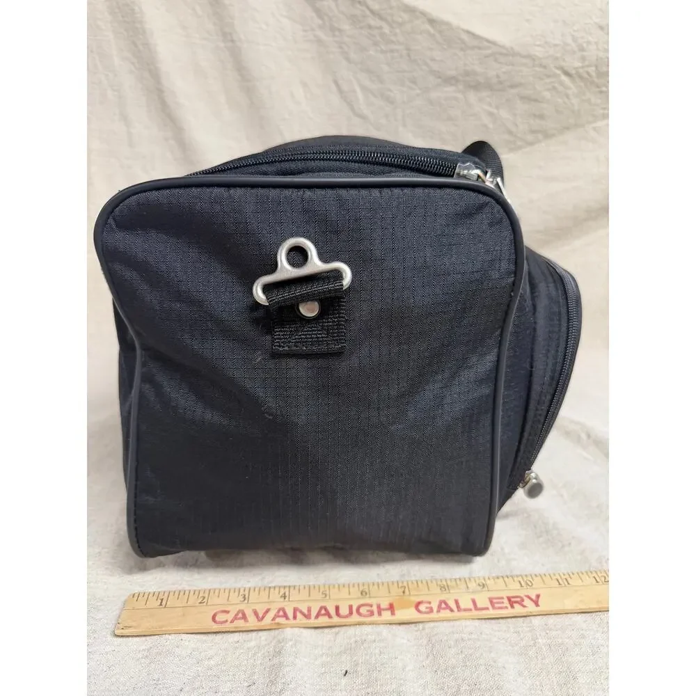 Eddie Bauer Travel Duffle Bag Black Carry On Weekender Gym Luggage Soft Case